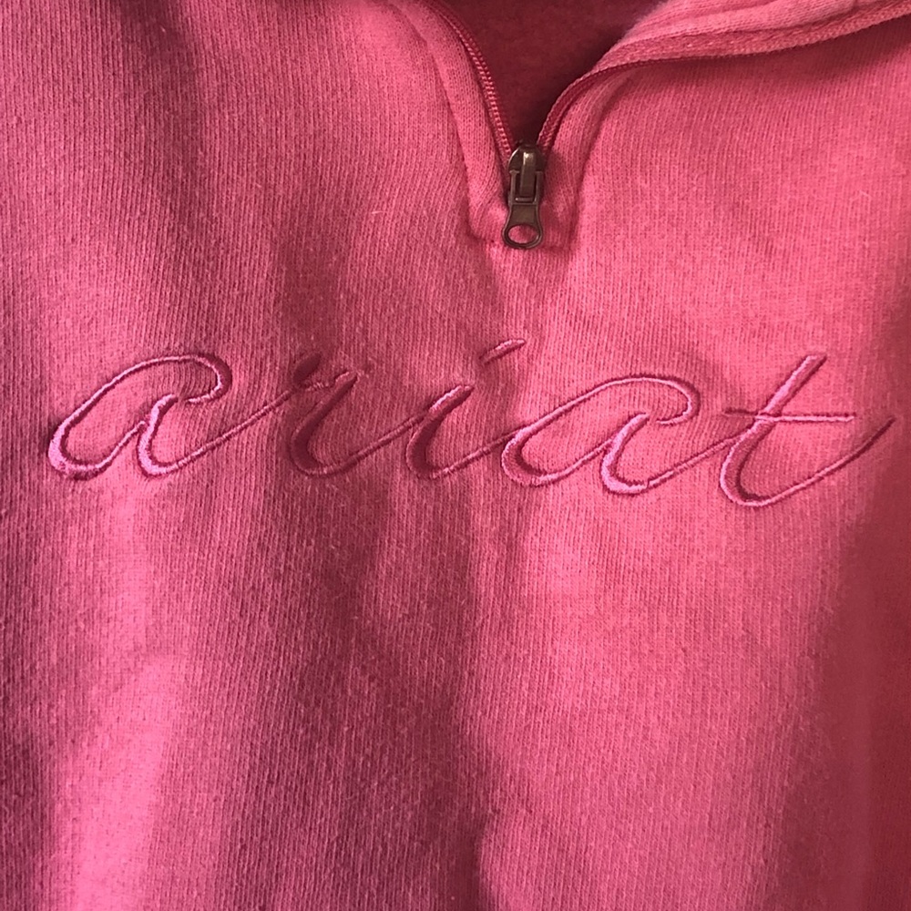 Ariat Med Sweatshirt Pullover Coral Equine Horse - Picture 2 of 6
